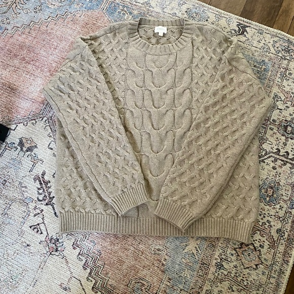 Cyrus Brown Chunky Sweater - Picture 1 of 2
